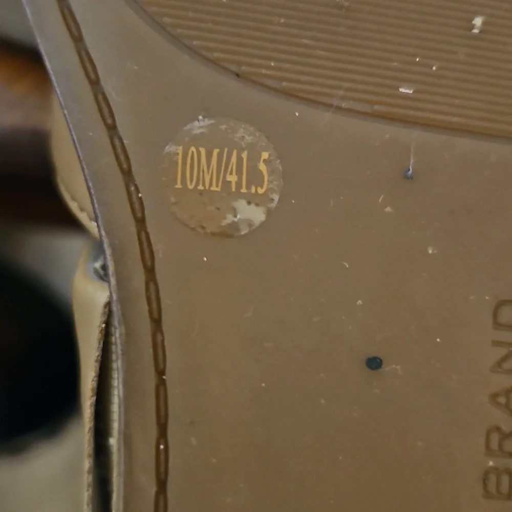 Lucky Brand Tan Beaded Women's Sandals - Picture 7 of 8